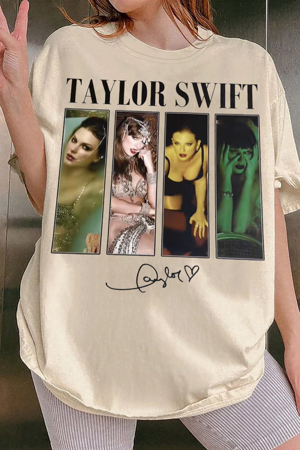 In my showgirl era shirt🧡