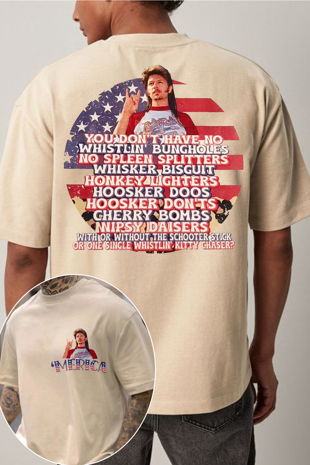 4th of July 2-sided T-shirt