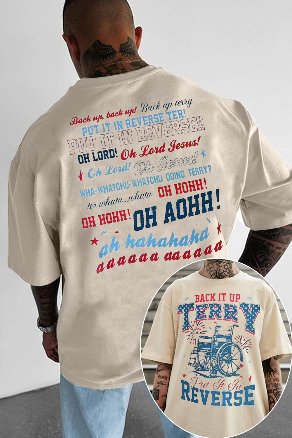 backitup 2-sided t-shirt