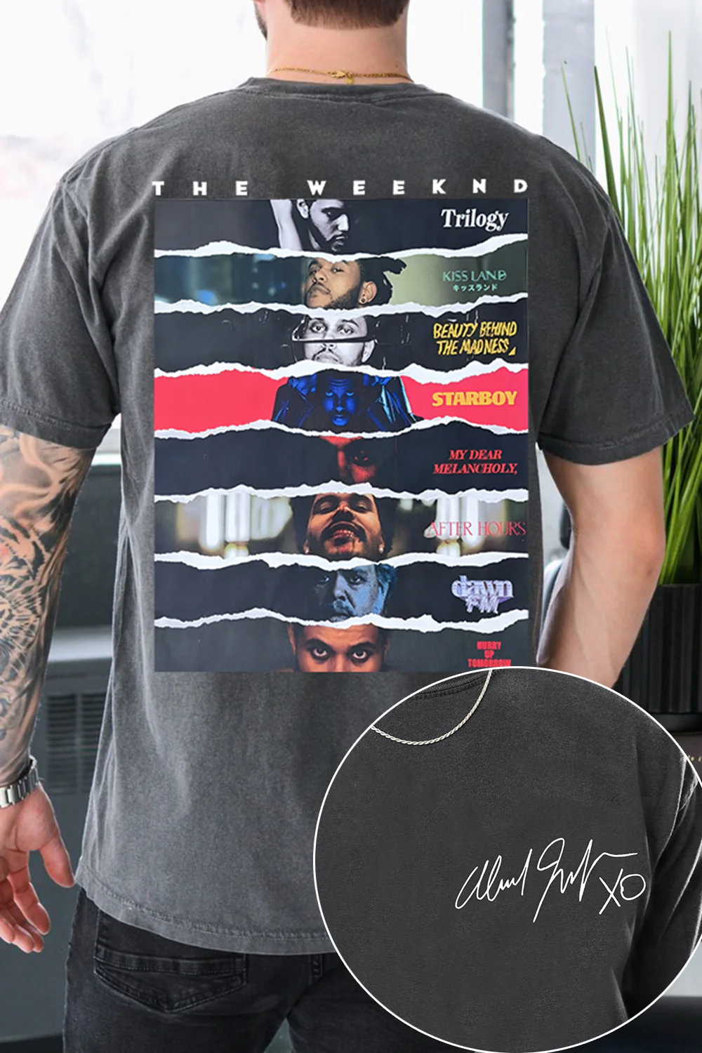 The Weeknd Album Hurry Up Tomorrow Tee For Men