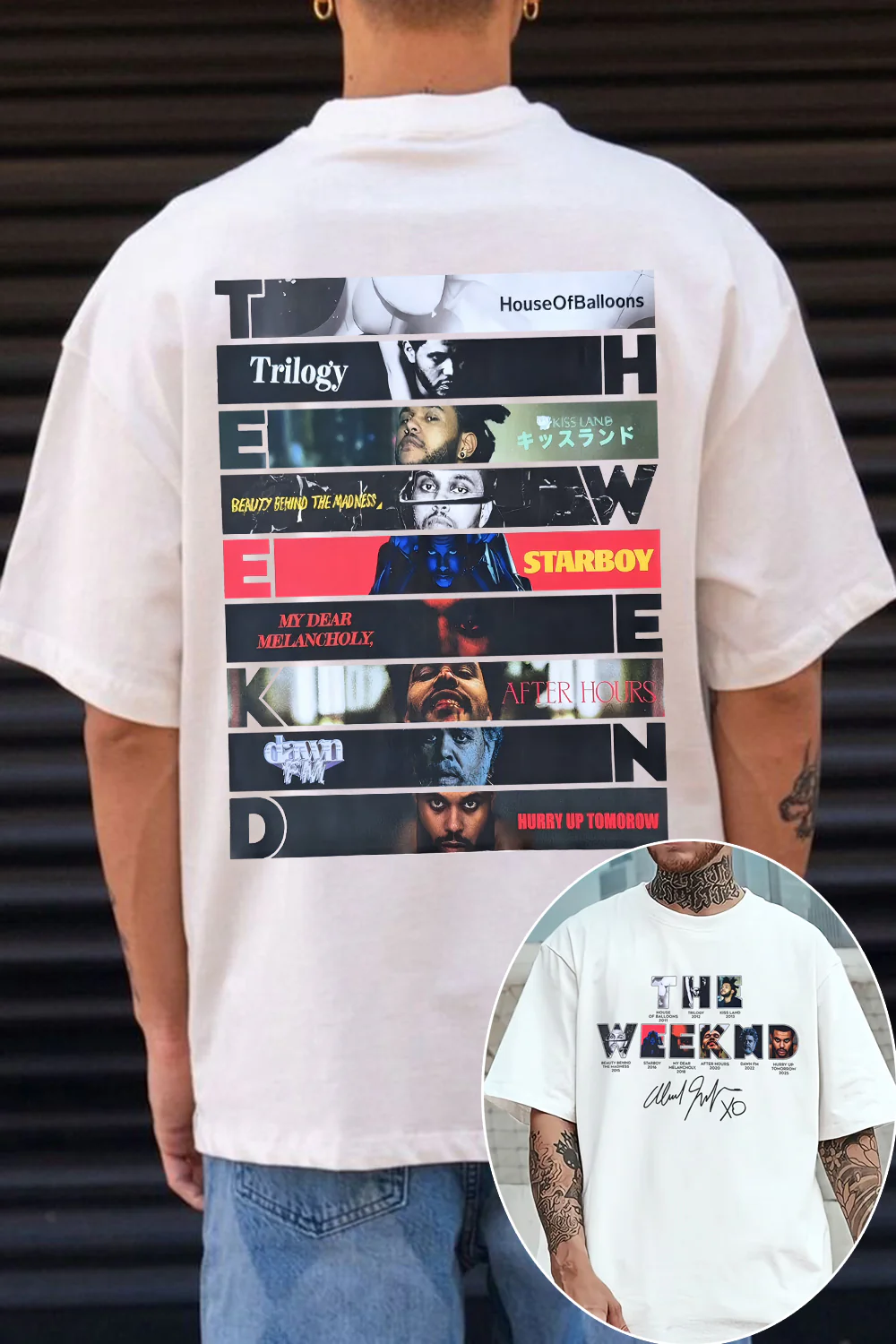 The Weeknd Album Hurry Up Tomorrow Tee For Men