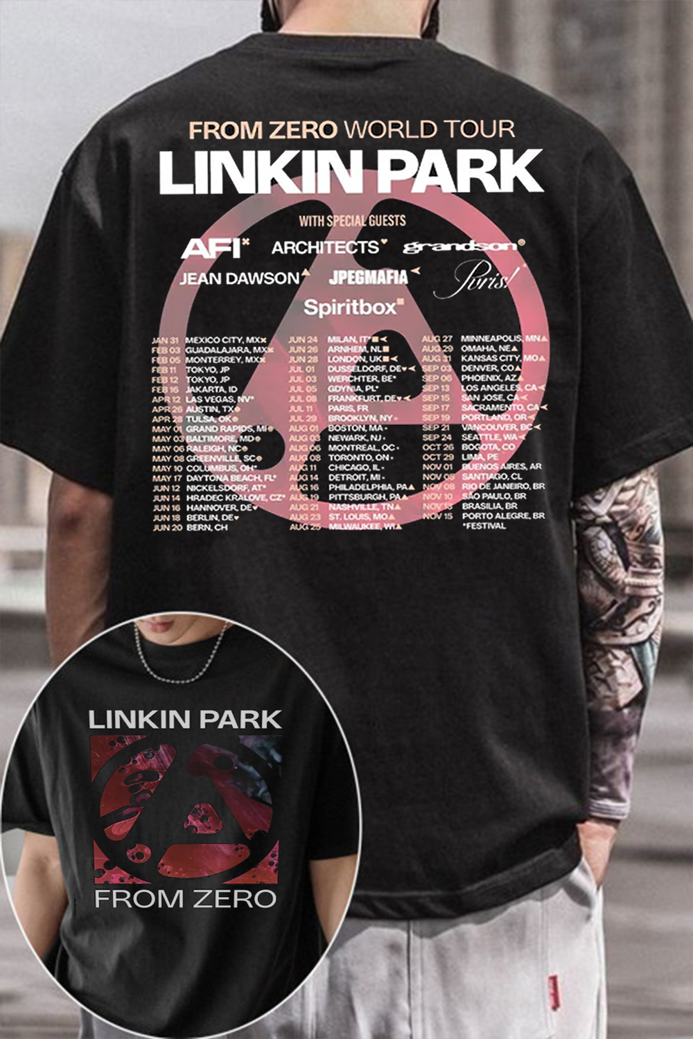 LK From Zero World Tour 2025 Shirt