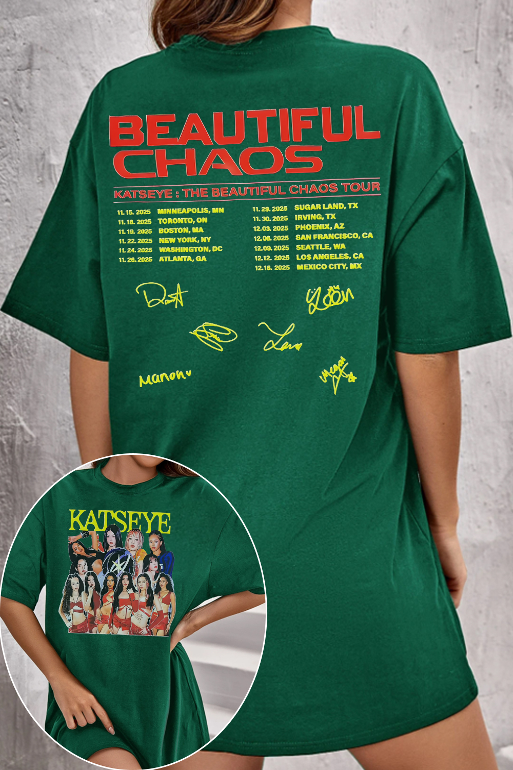 KATSEYE TOUR 2025 shirt