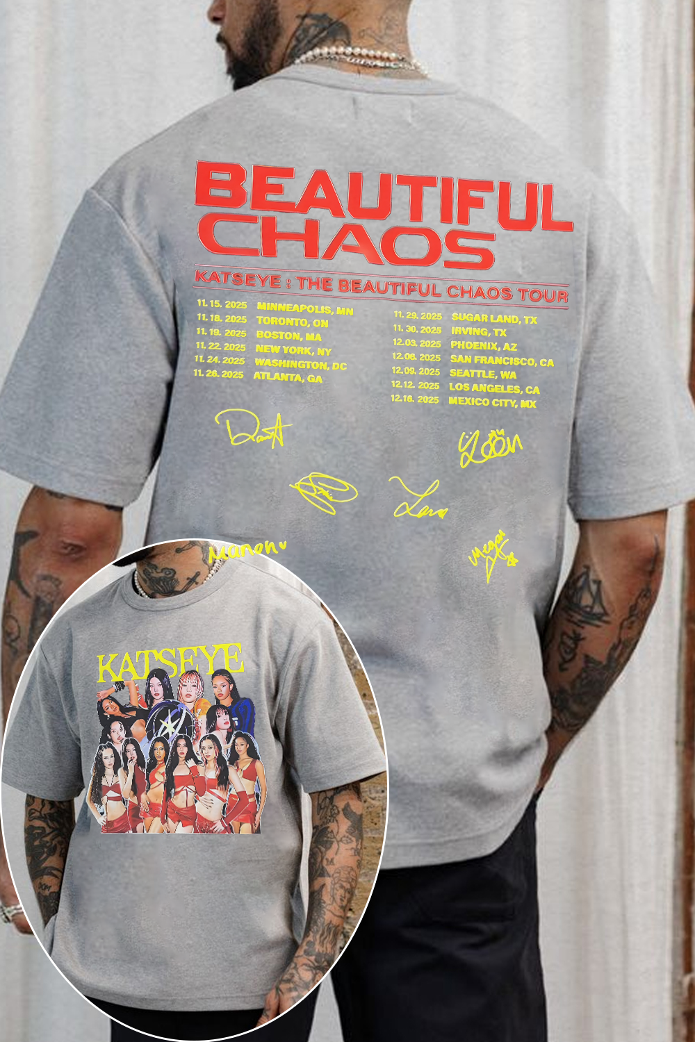 KATSEYE TOUR 2025 Men shirt