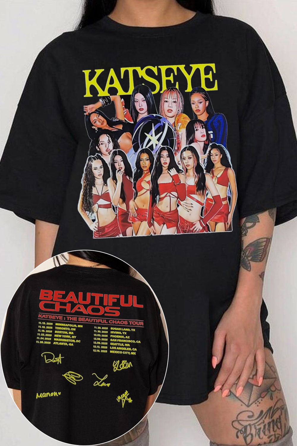 KATSEYE TOUR 2025 shirt