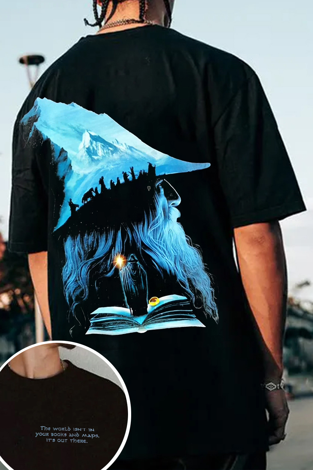 Lord of the Rings Men's Personalized Round Neck Short Sleeve T-Shirt