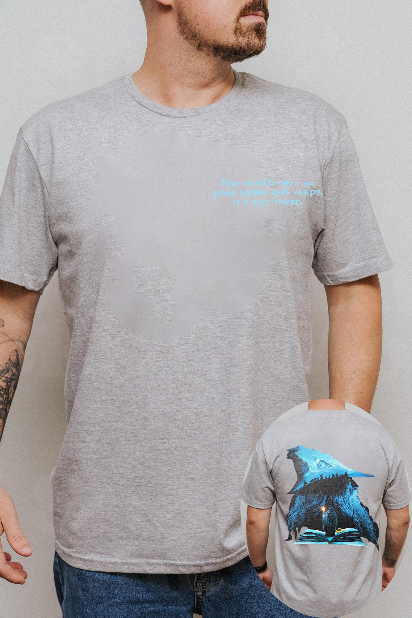 Lord of the Rings Men's Personalized Round Neck Short Sleeve T-Shirt