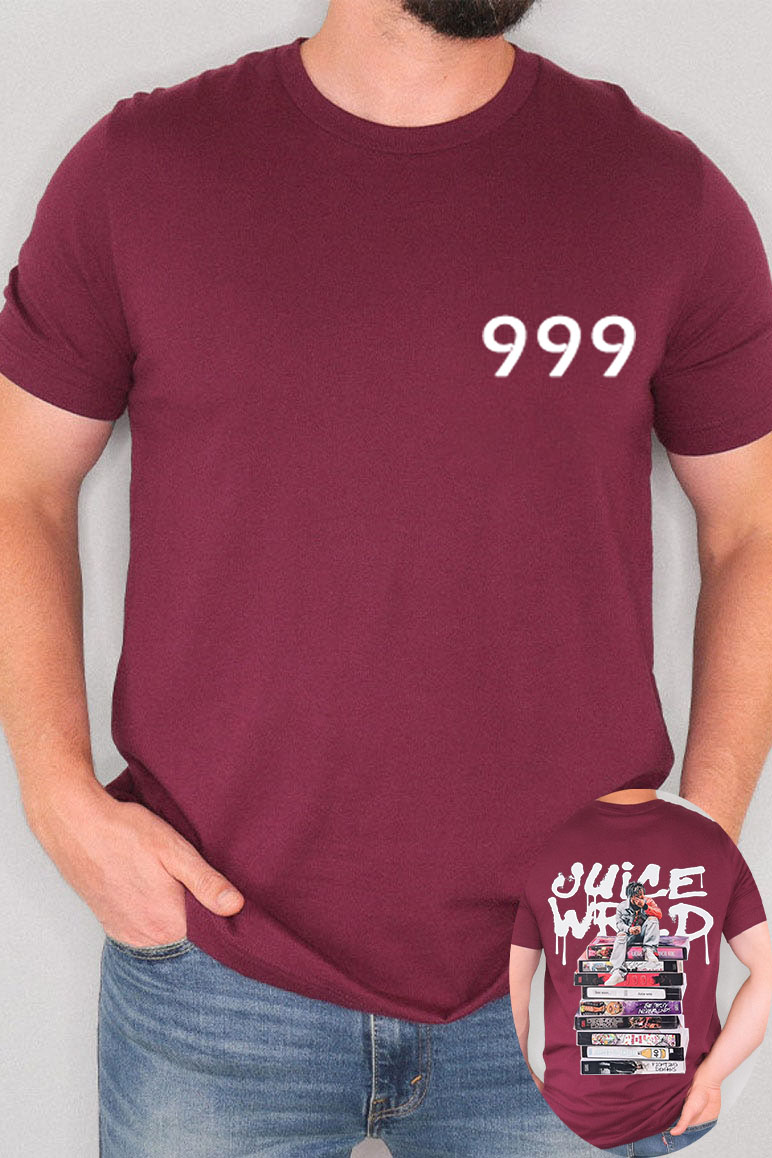 Juicewrld 999 round neck men's T-shirt