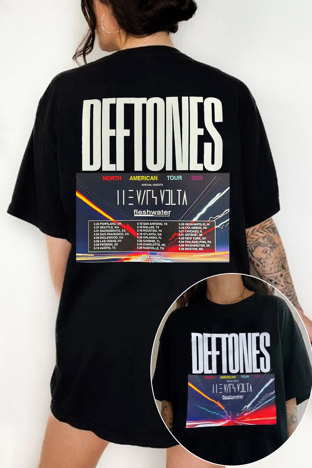 Deftones Tour Shirt