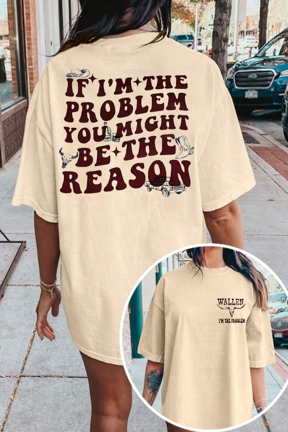 Morgan Wallen concert print T-shirt