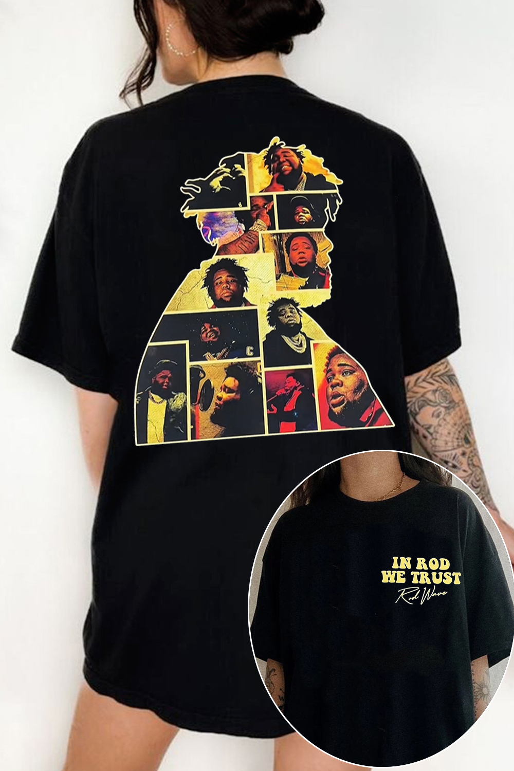 rodwave2025 tour printed t-shirt