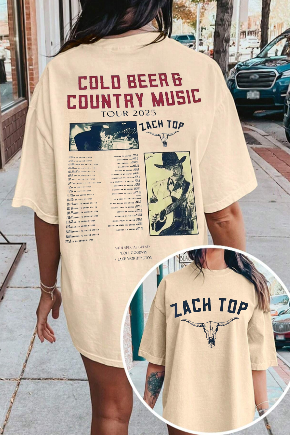 zachtop 2025 tour t-shirt