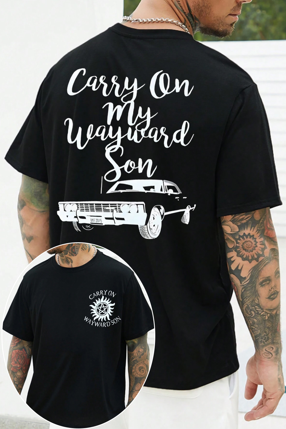 Classic rock t-shirt for Supernatural fans!