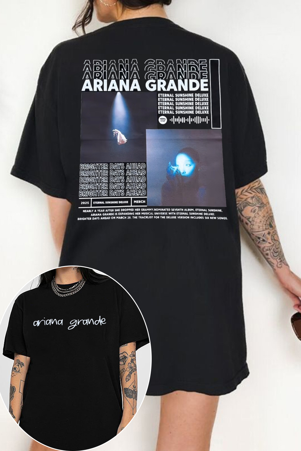 Ariana Grande Fans 2-Sided Print T-Shirt