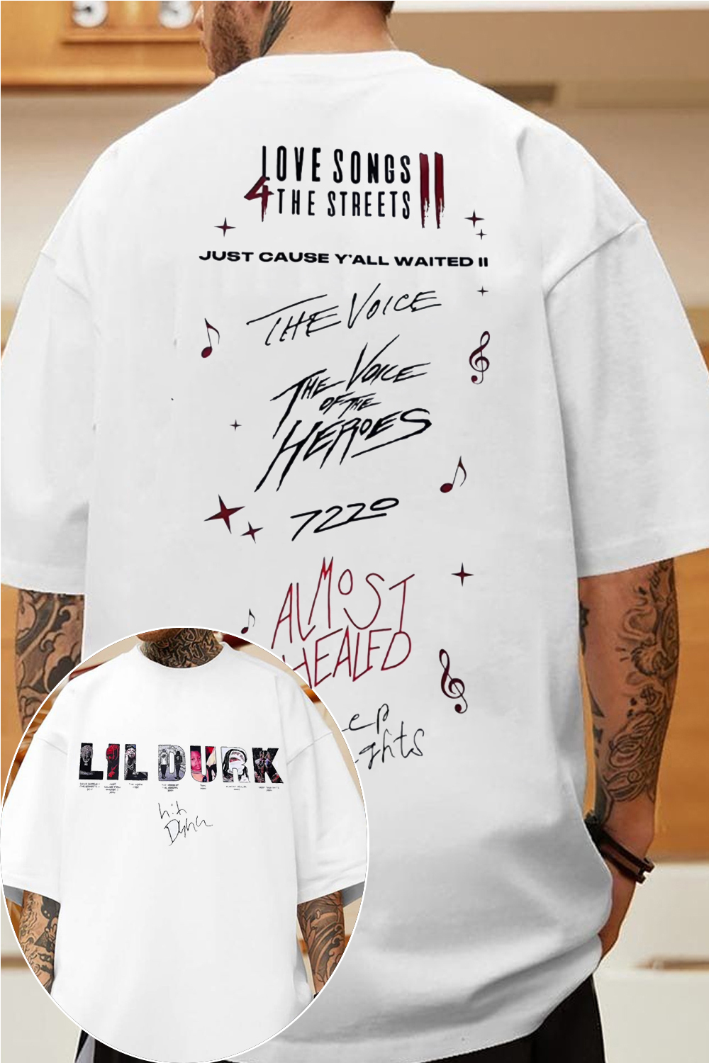 Lil Durk’s new album shirt