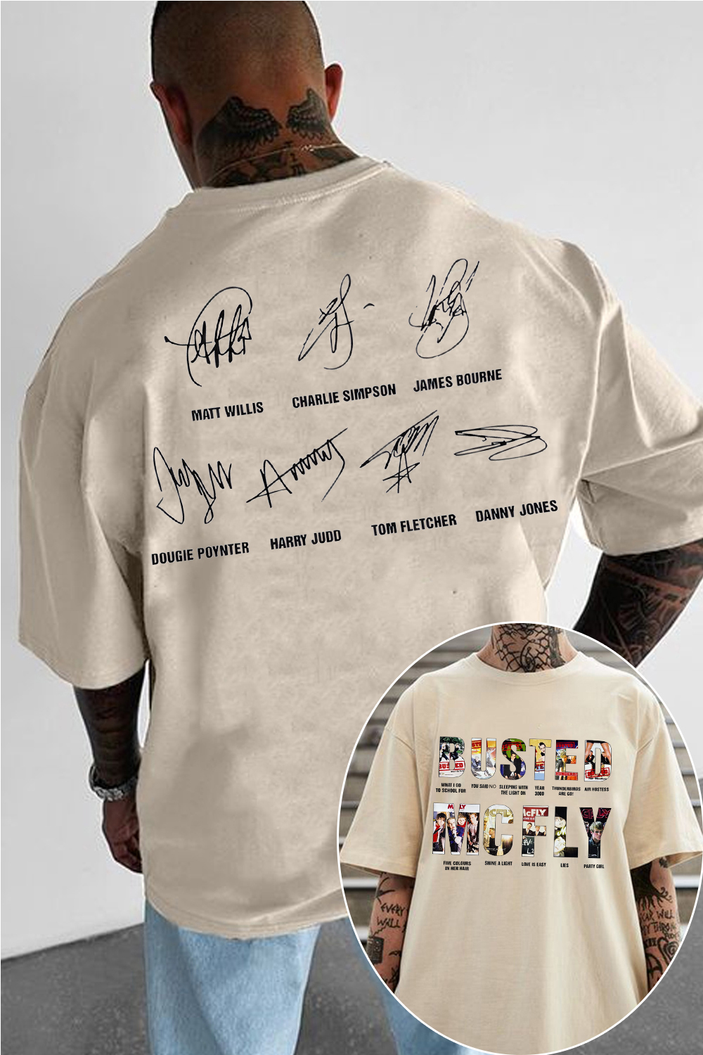 Busted & McFly MEN Tee