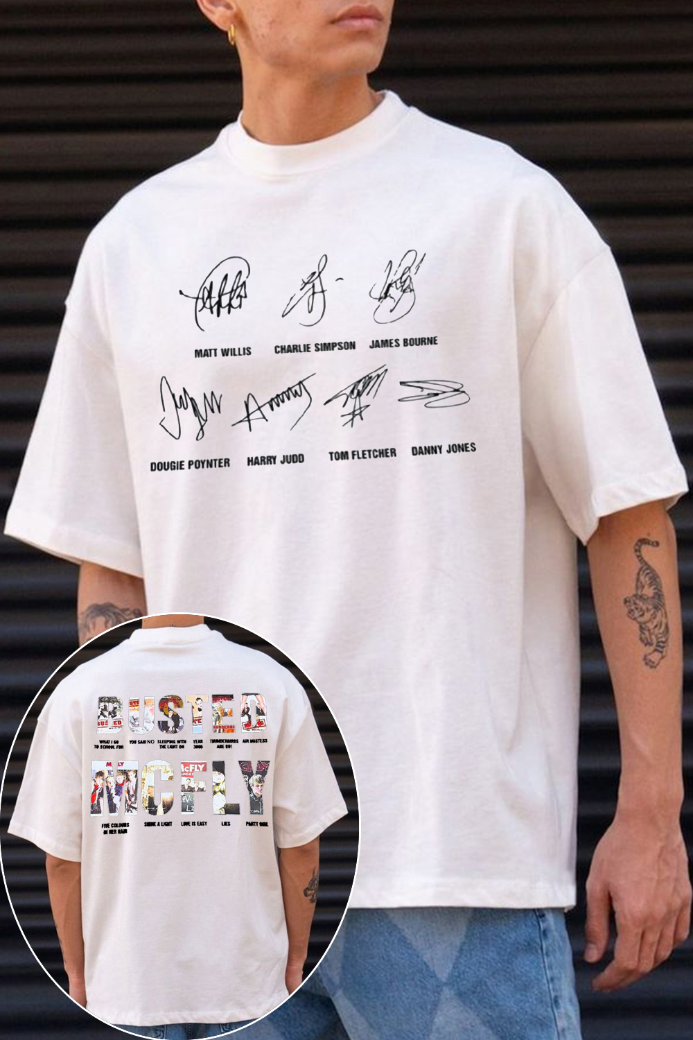 Busted & McFly Tour Tee Pop Rock Legend United shirt