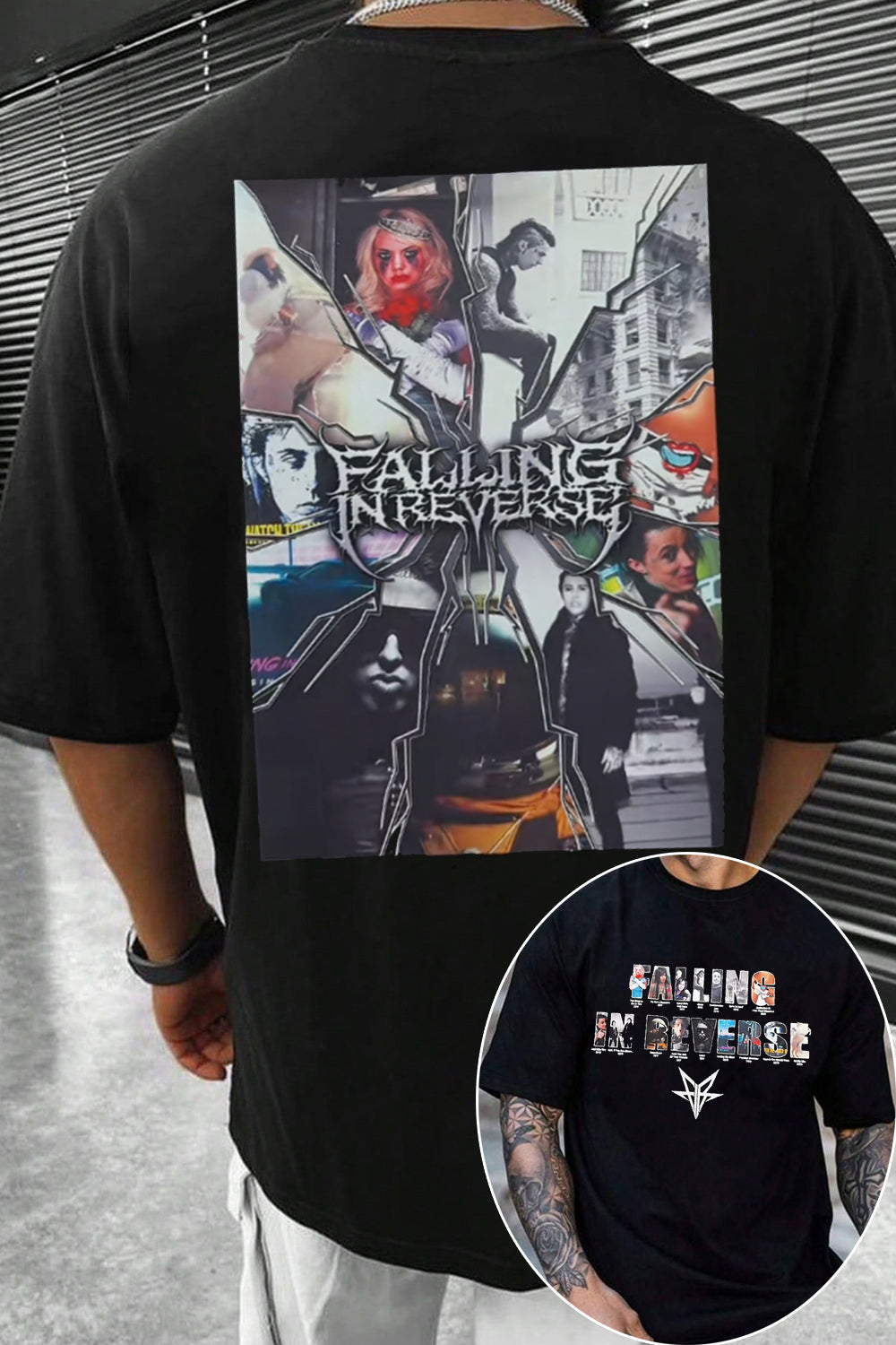 Falling In Reverse 2-sided printed tee