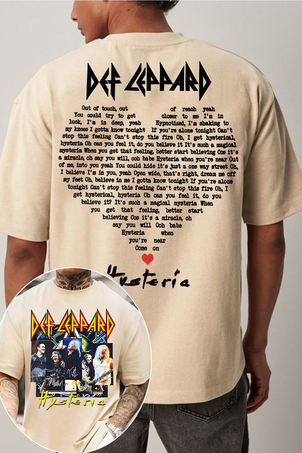 Defleppard rockband T-shirt