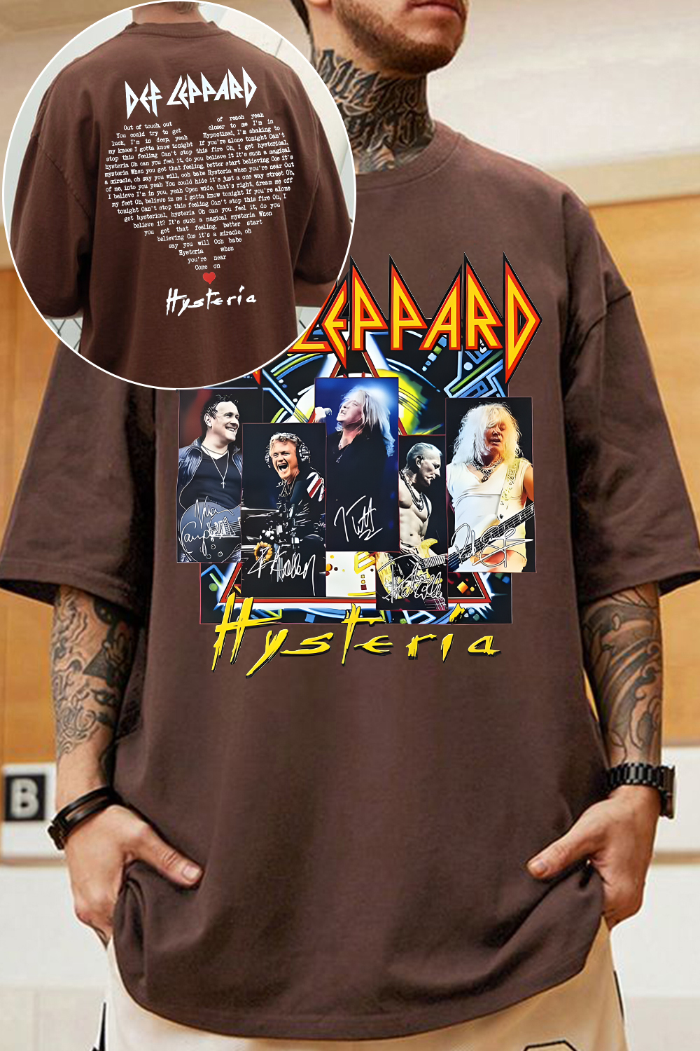 Defleppard rockband T-shirt
