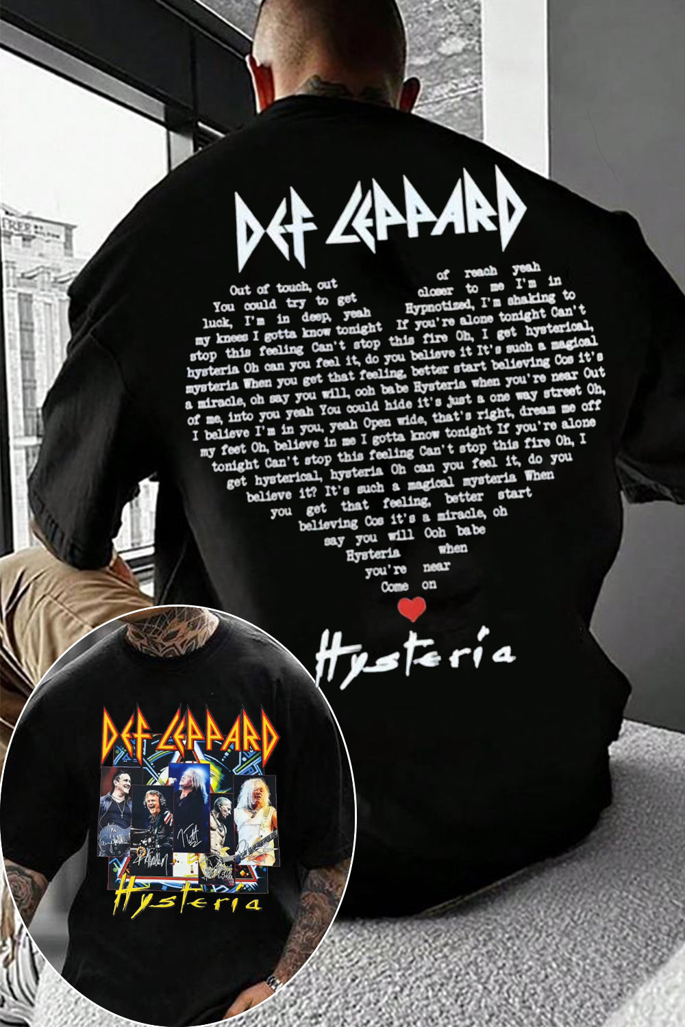 Defleppard rockband T-shirt