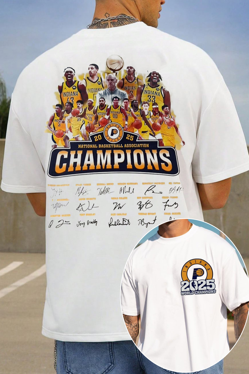 Pacers in 7 🏀🏀 NBA tee