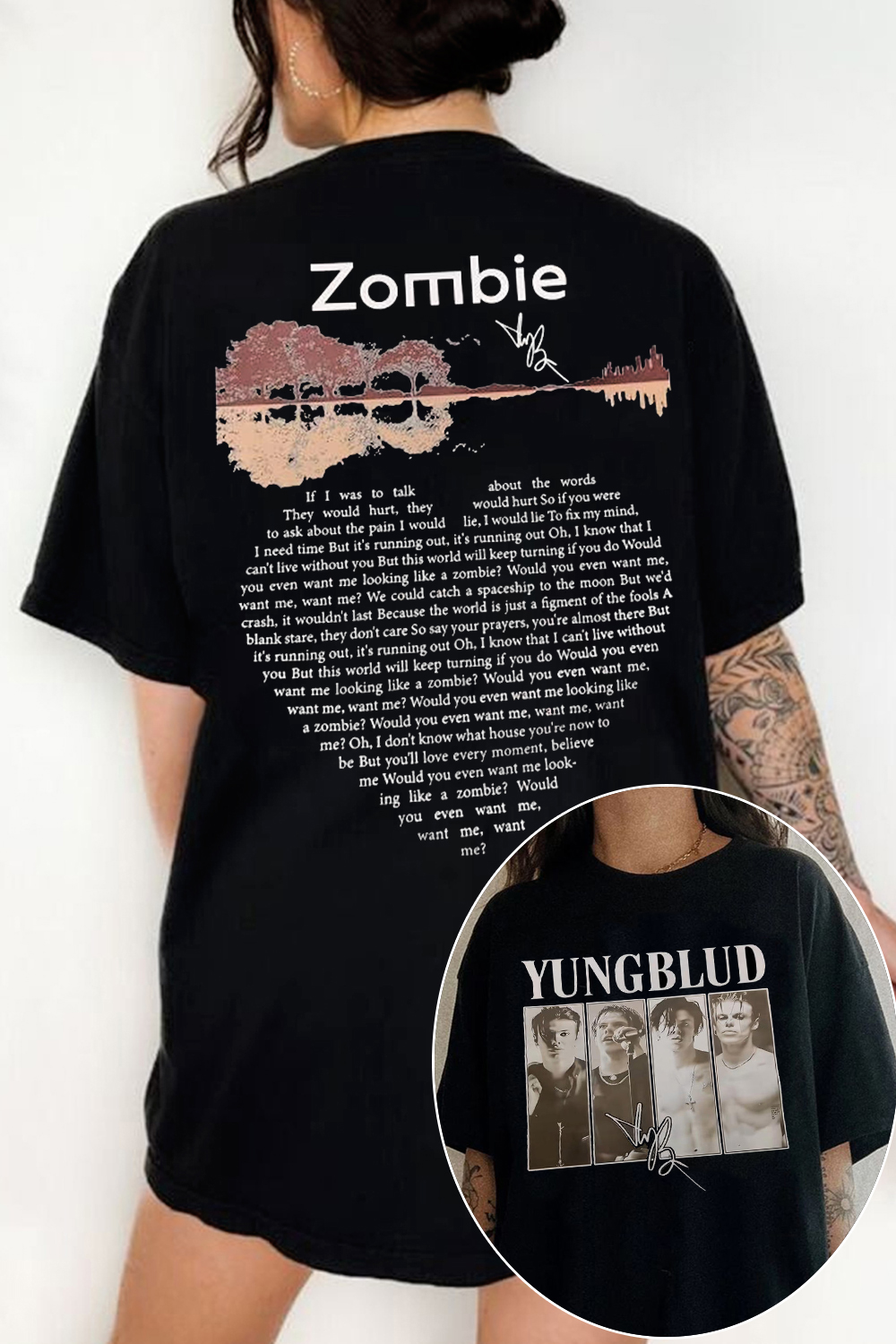 YungBlud Zombie Lyrics Shirt ❤️