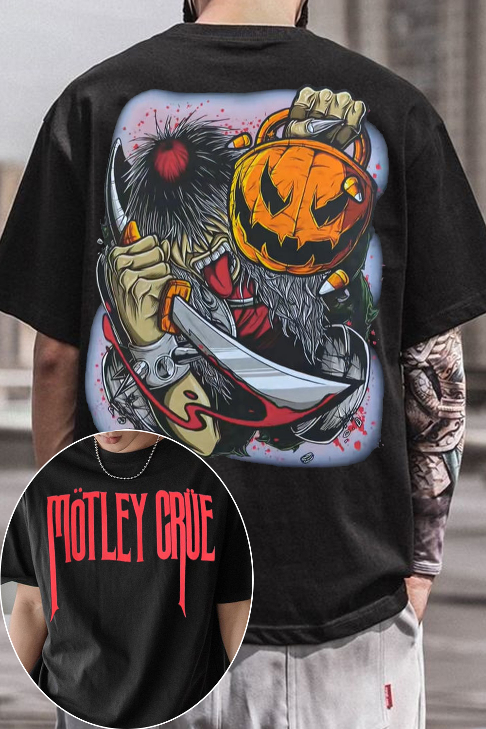 Halloween Motley Crue   shirt