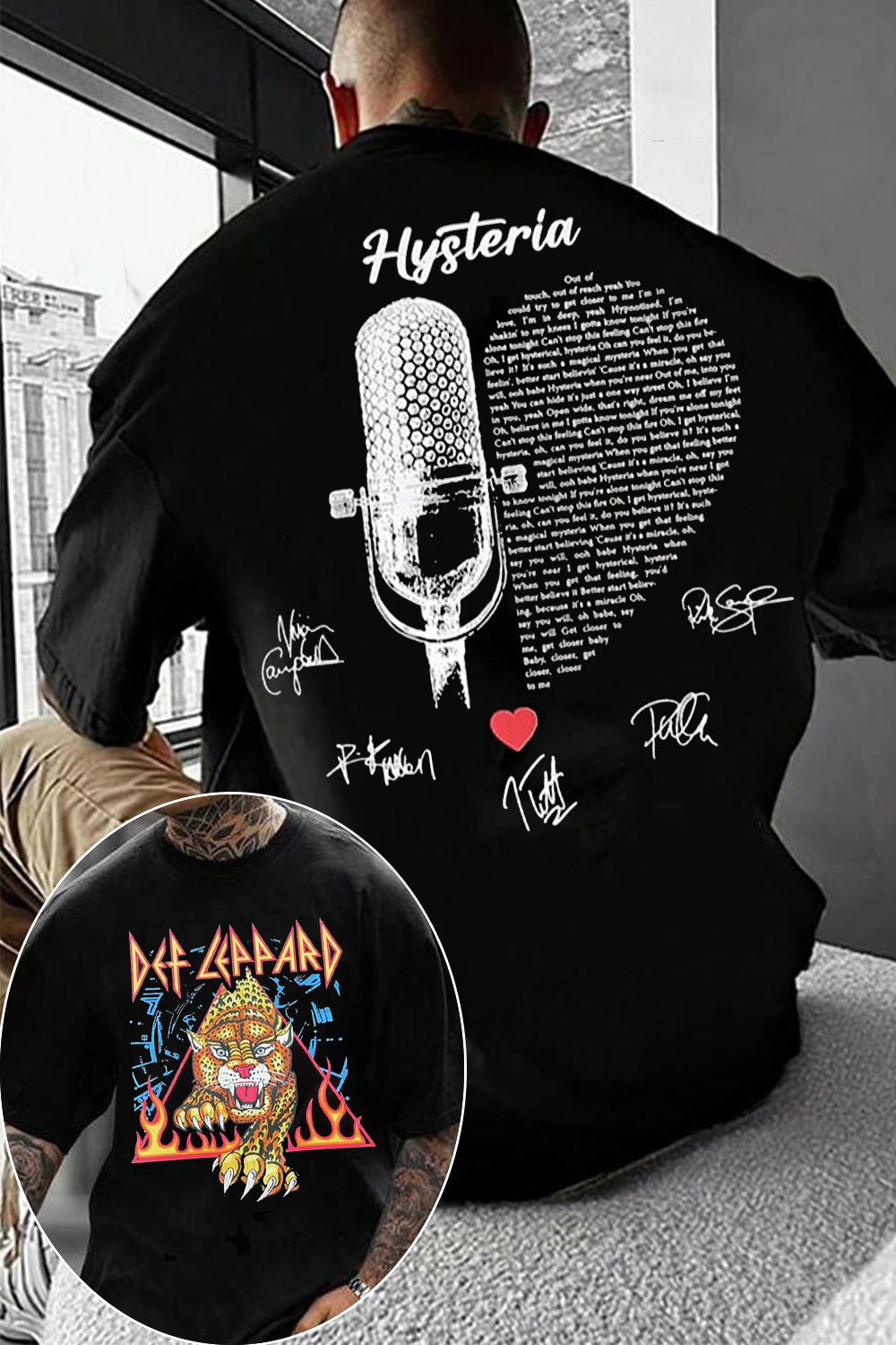 defleppard rock band shirt
