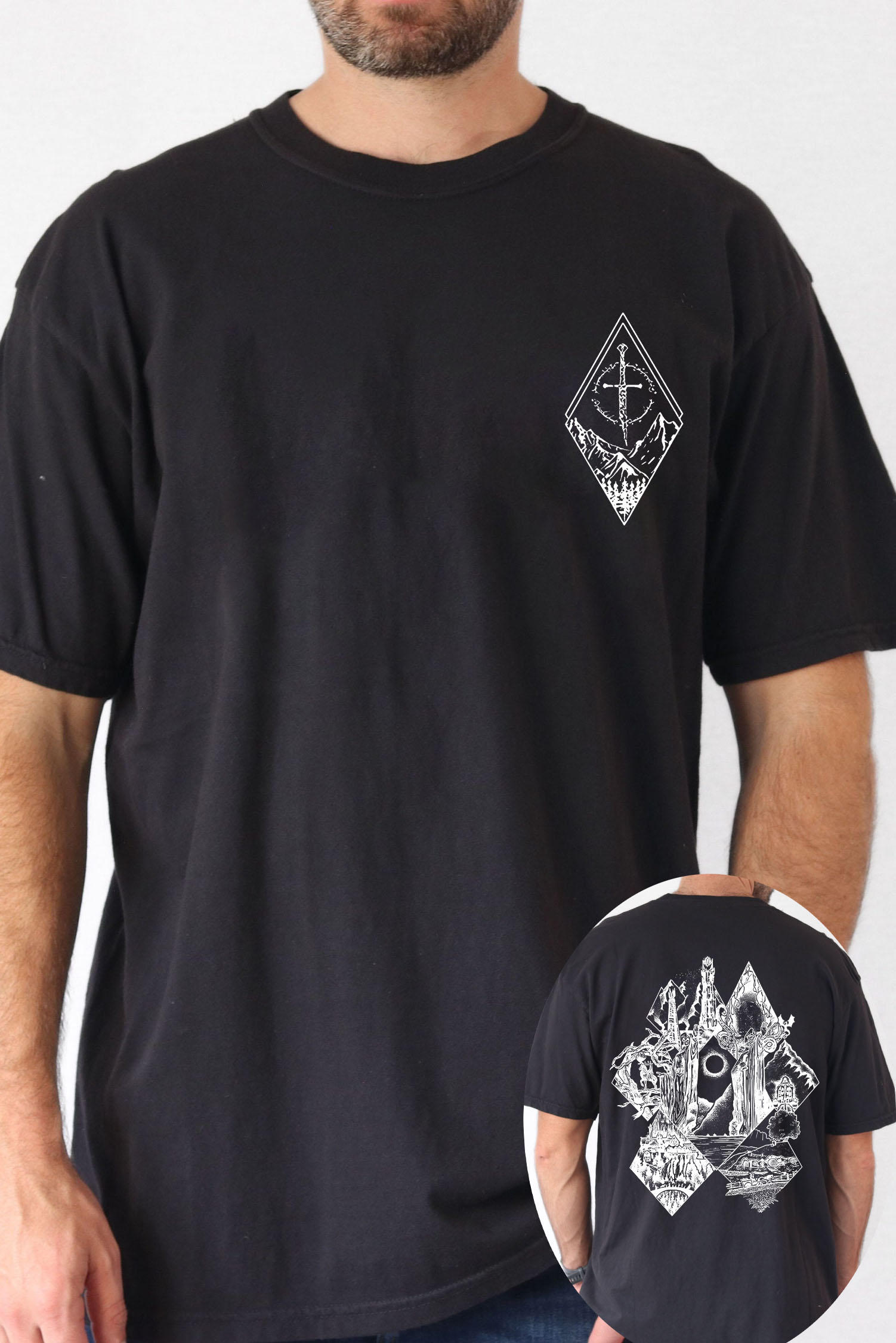 Middle Earth Lotr Tee For Men