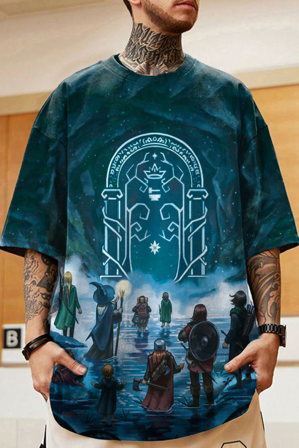 Lord of the Rings personalized print short-sleeved T-shirt