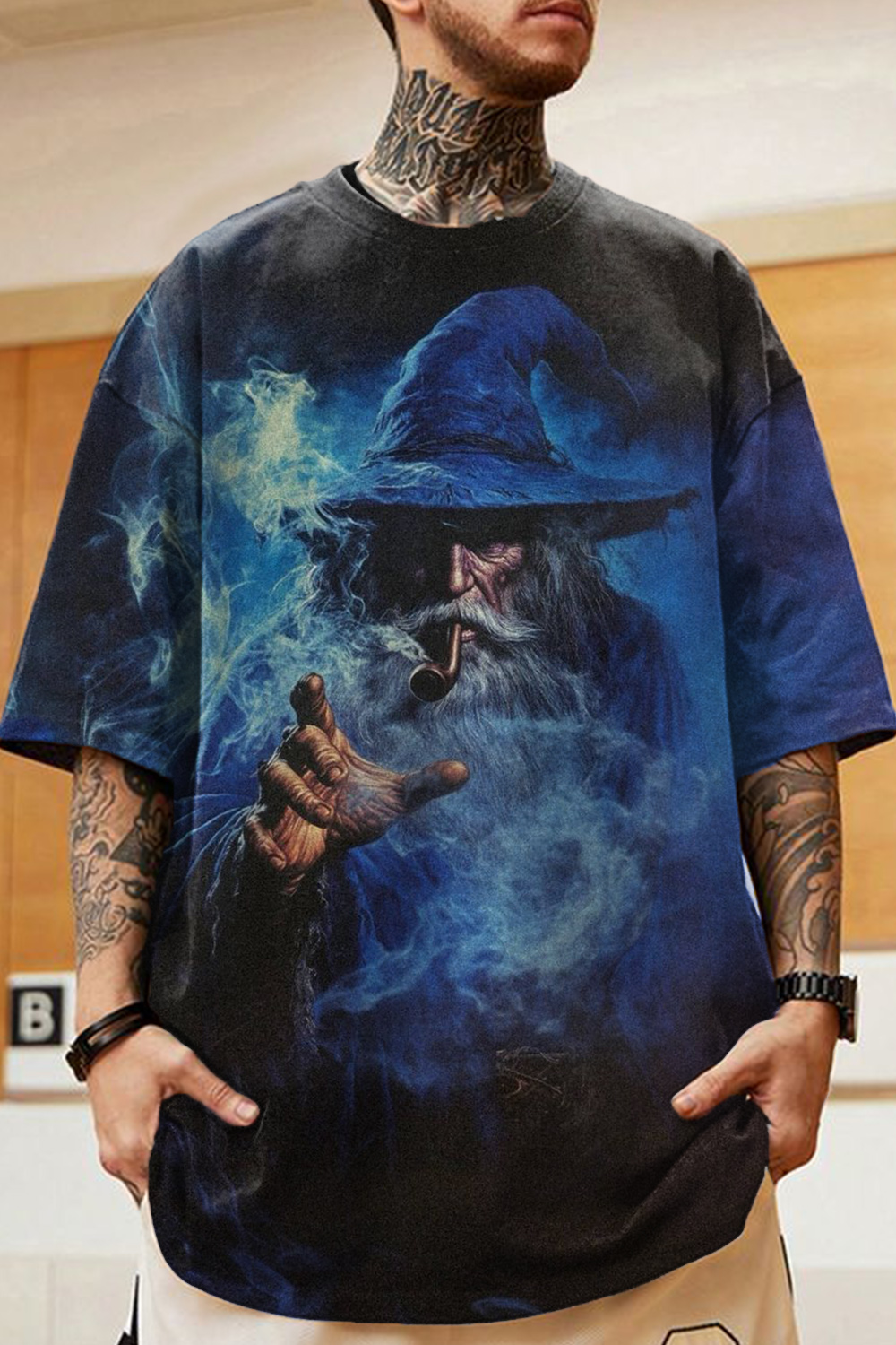 Lord of the Rings print short-sleeved T-shirt