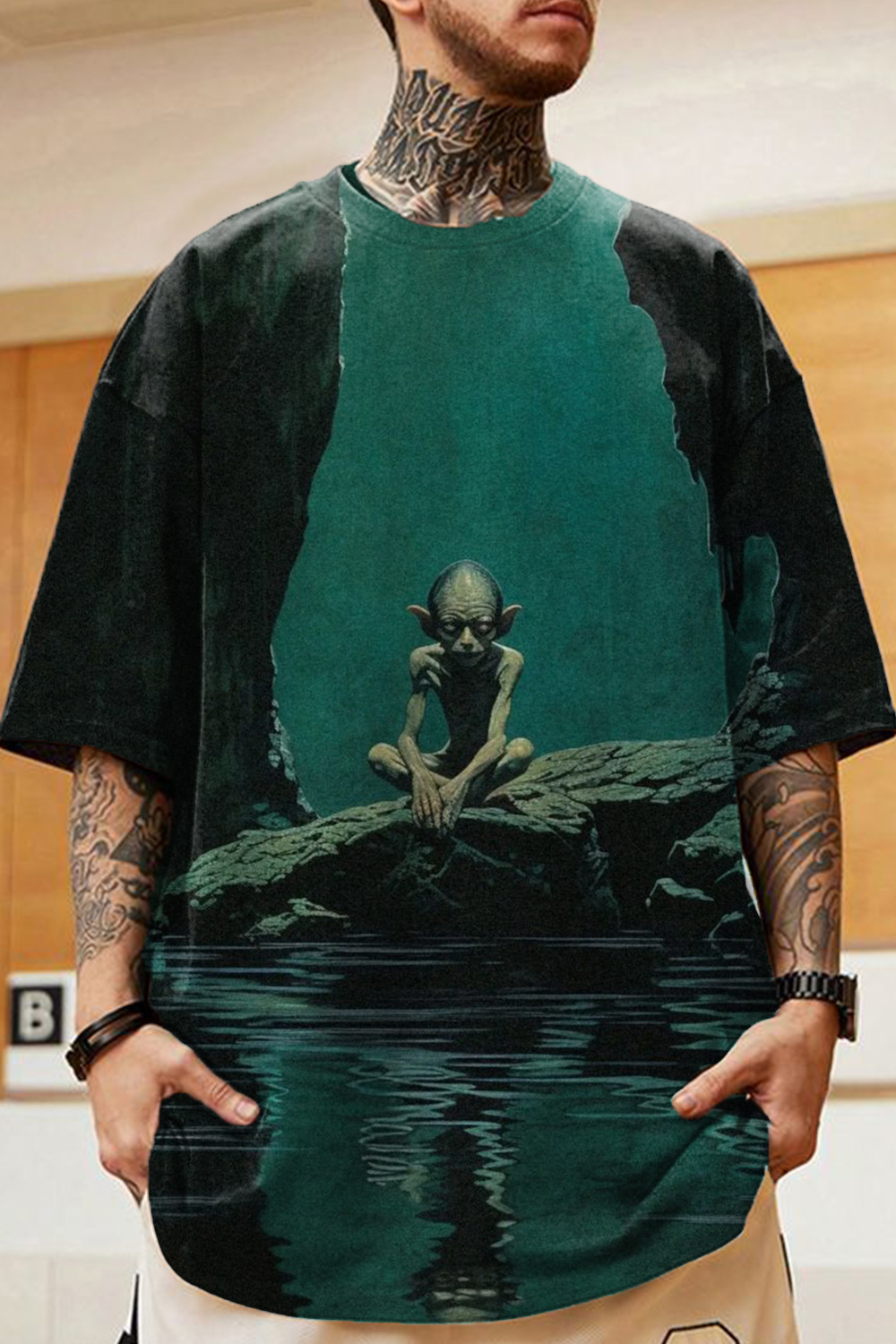 Lord of the Rings oil painting short-sleeved T-shirt