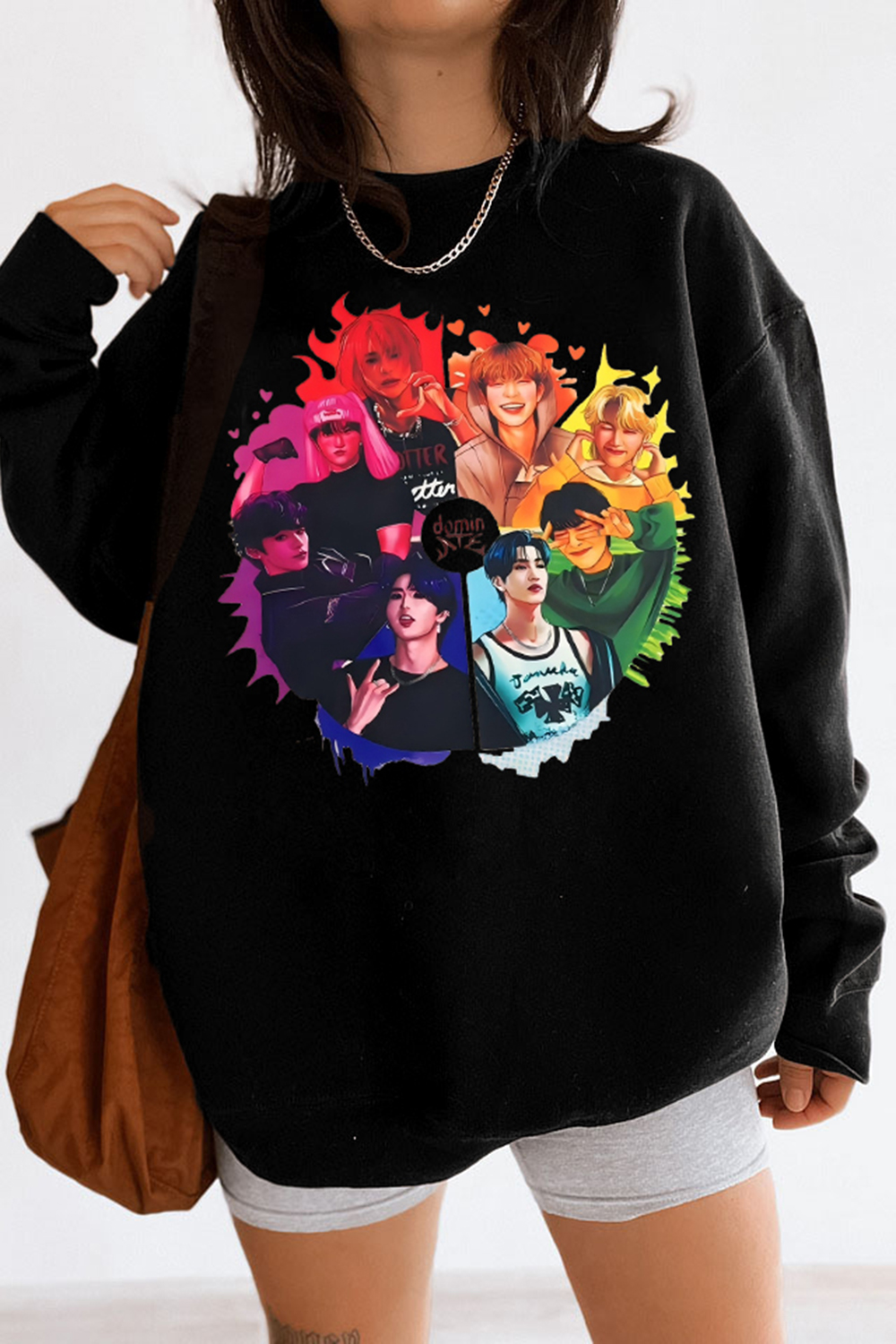 Stray Kids Dominate World Tour Graphic Sweatshirt For Women