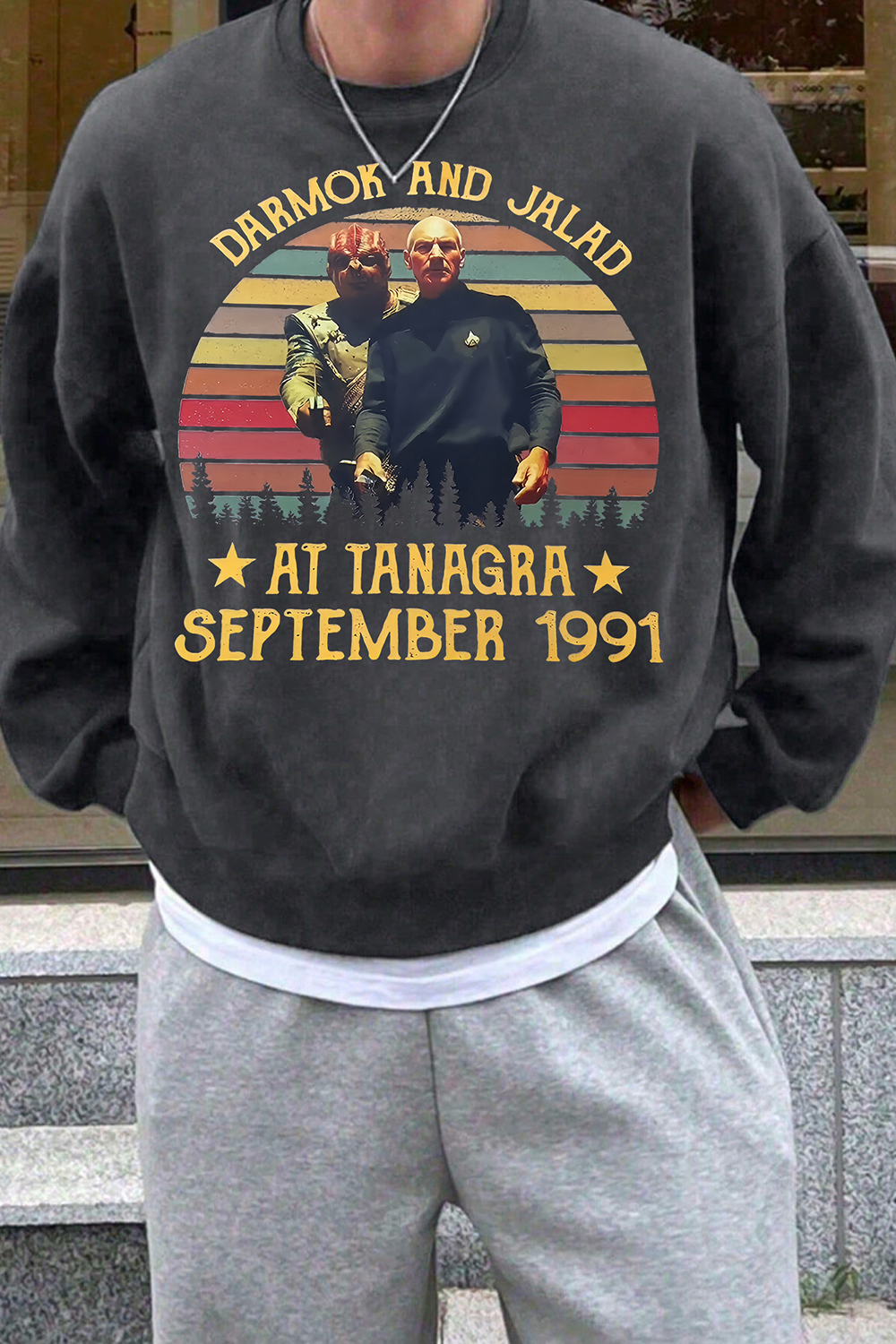 Darmok and Jalad At Tanagra September Startrek Sweatshirt For Men