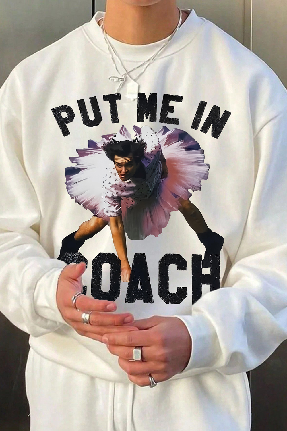 Ace Ventura Put Me In Coach Jim Carrey Funny Tee For Men
