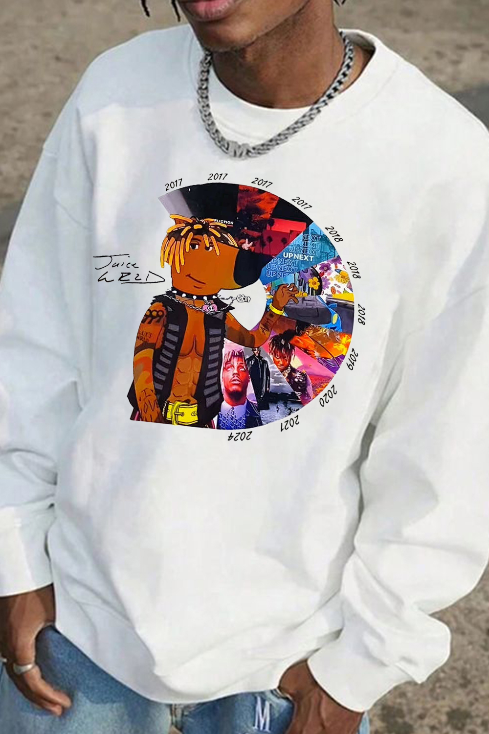 Juice WRLD Men's Long Sleeve Sweatshirt