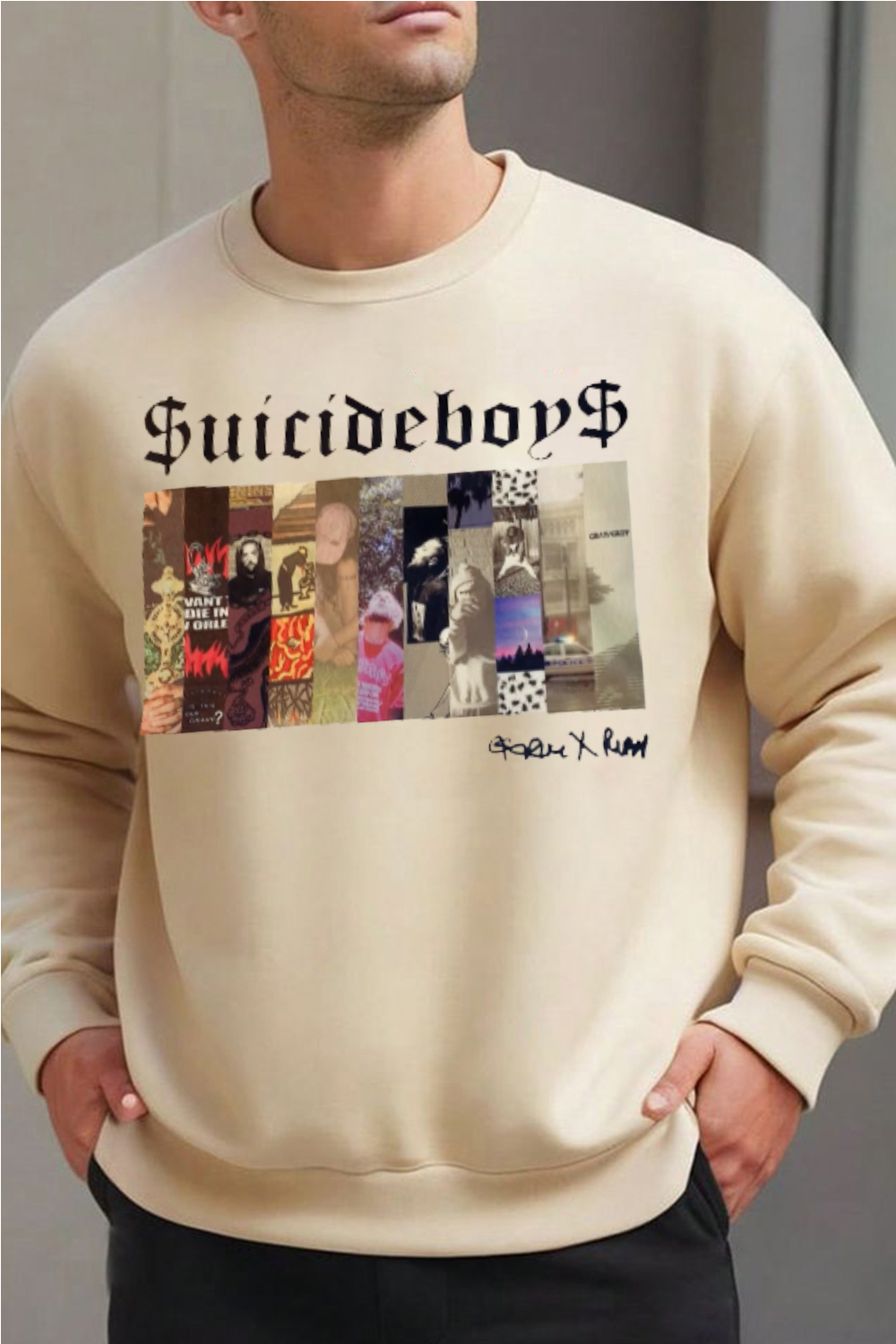 $uicideboy$ poster print men's sweatshirt