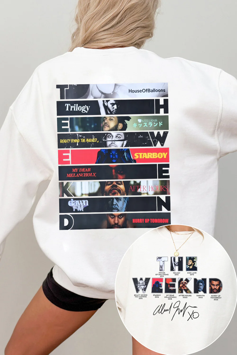 The Weeknd Album Hurry Up Tomorrow Sweatshirt For Women