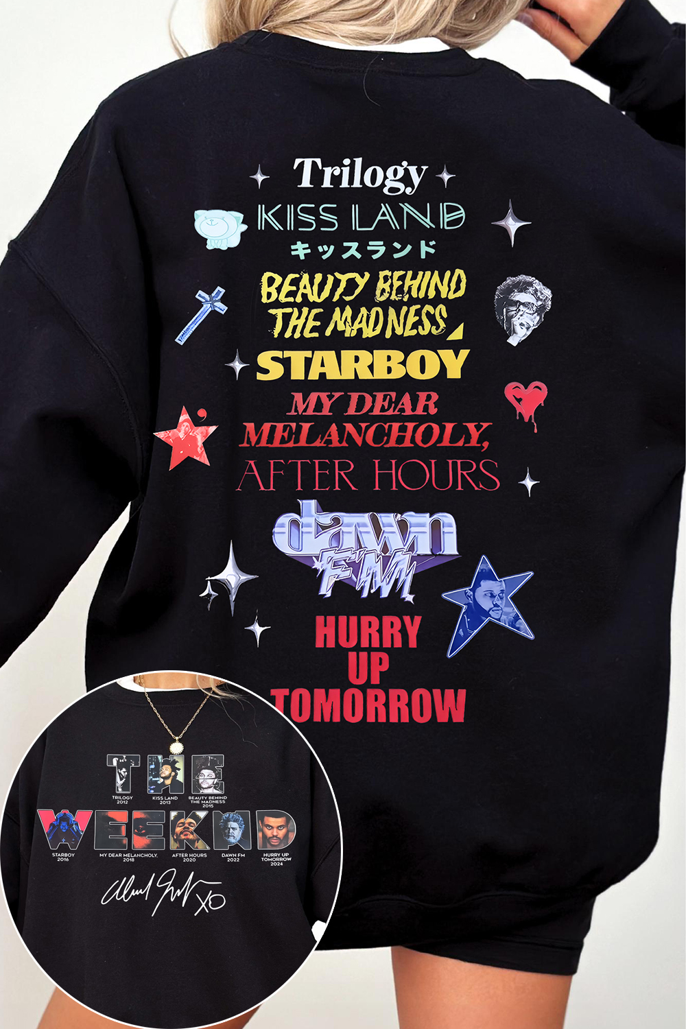 The Weeknd Album Hurry Up Tomorrow Sweatshirt For Women