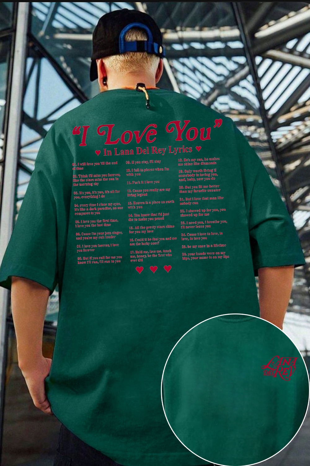 Lana Del Rey – I Love You Tee  For Women