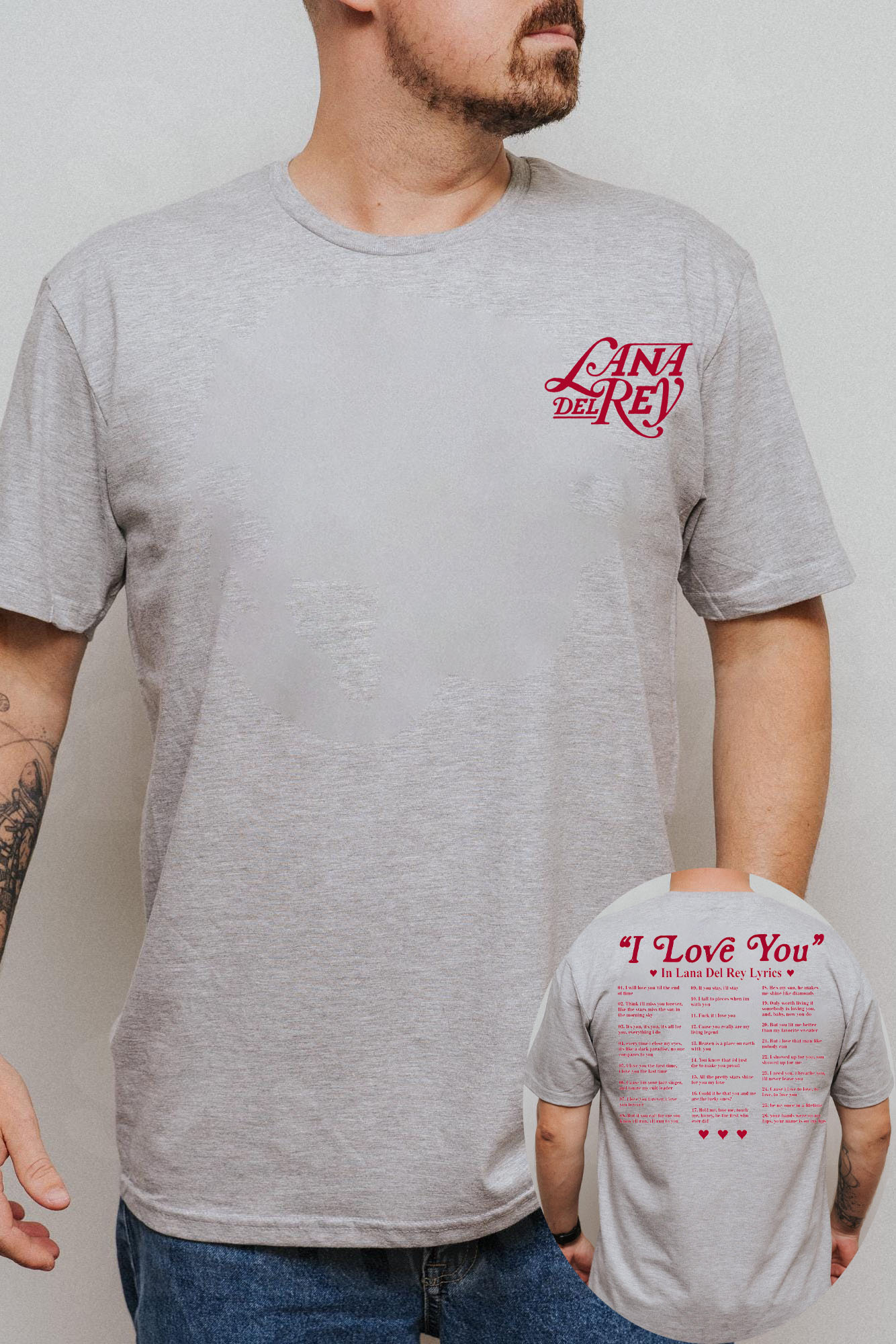 Lana Del Rey – I Love You Tee  For Women