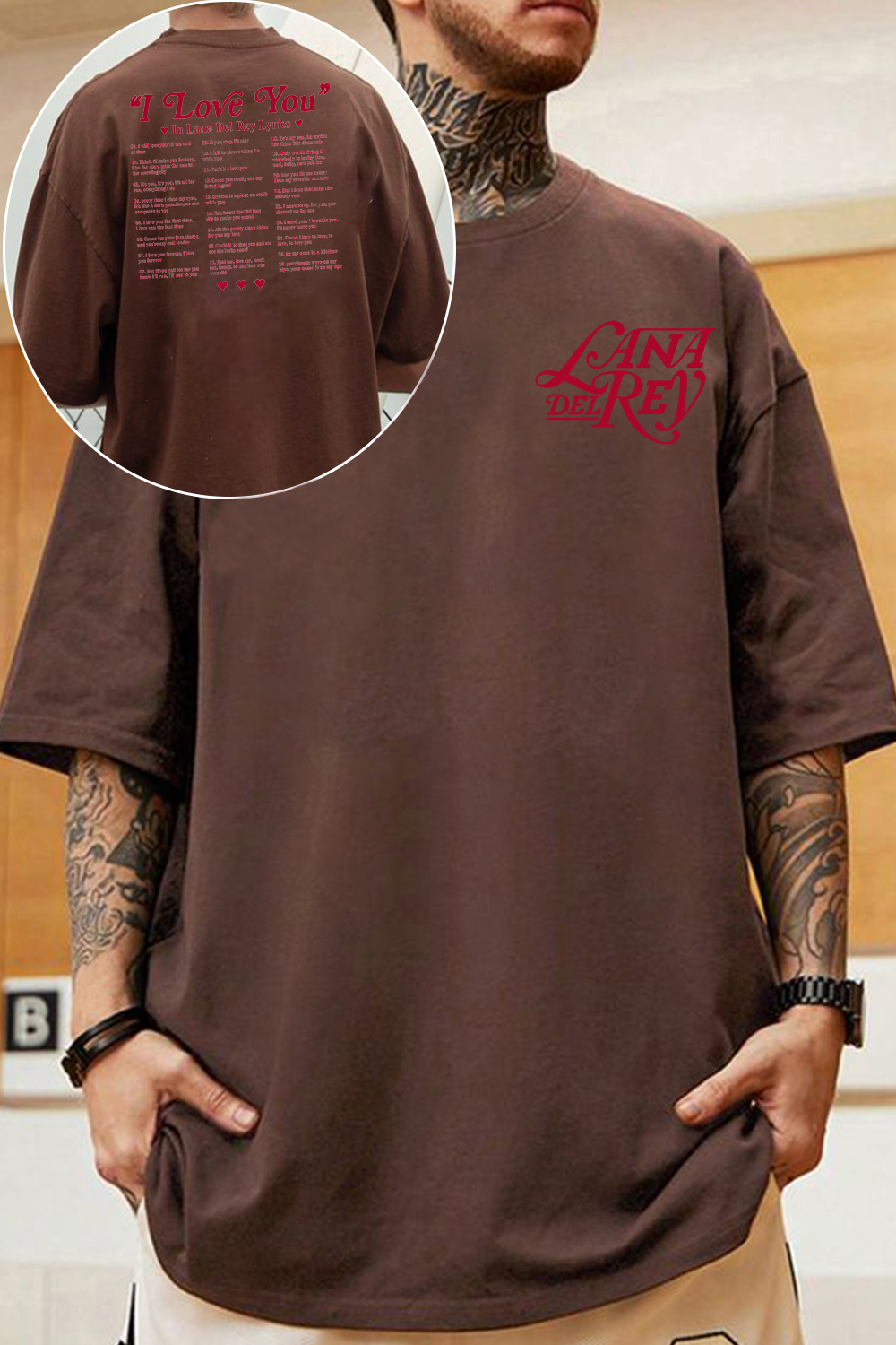 Lana Del Rey – I Love You Tee  For Women