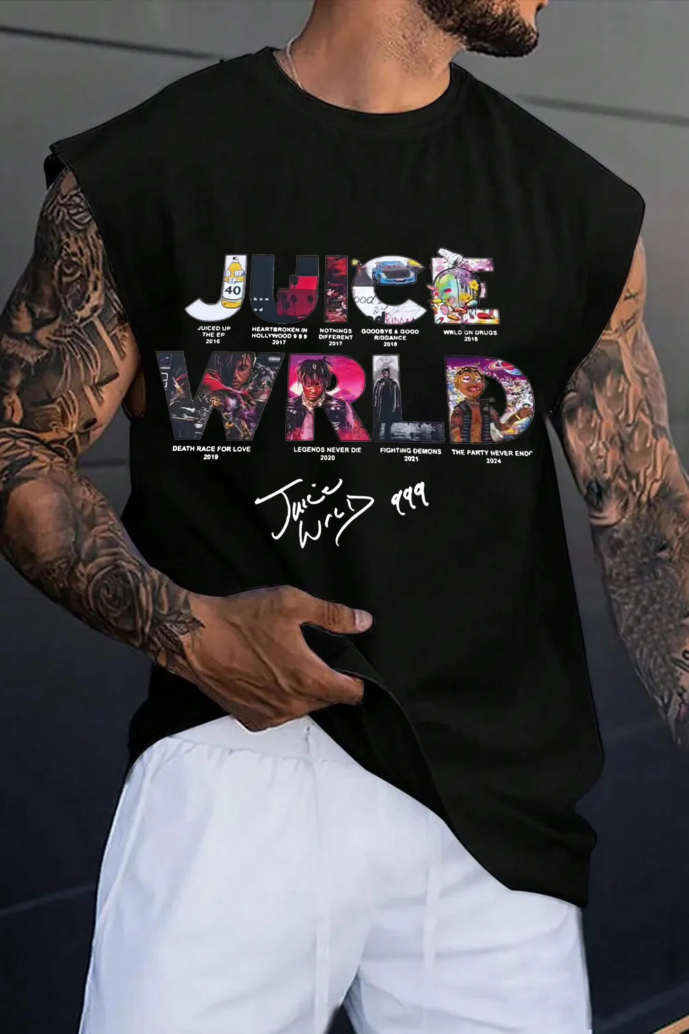juice wrld Tank Tee For Men