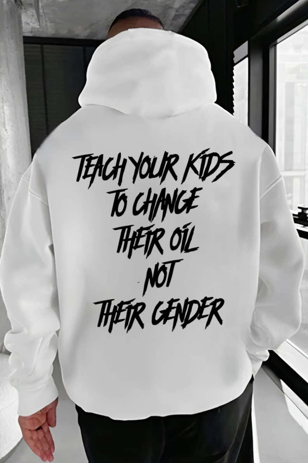 Teach your kids to change ther oil not ther gender shirt