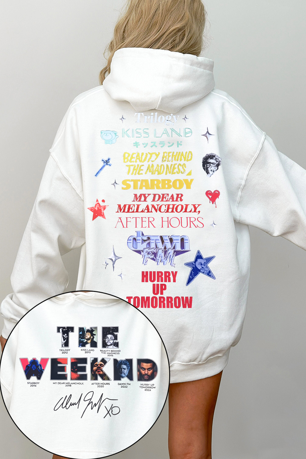 The Weeknd Album Hurry Up Tomorrow Hoodie For Women