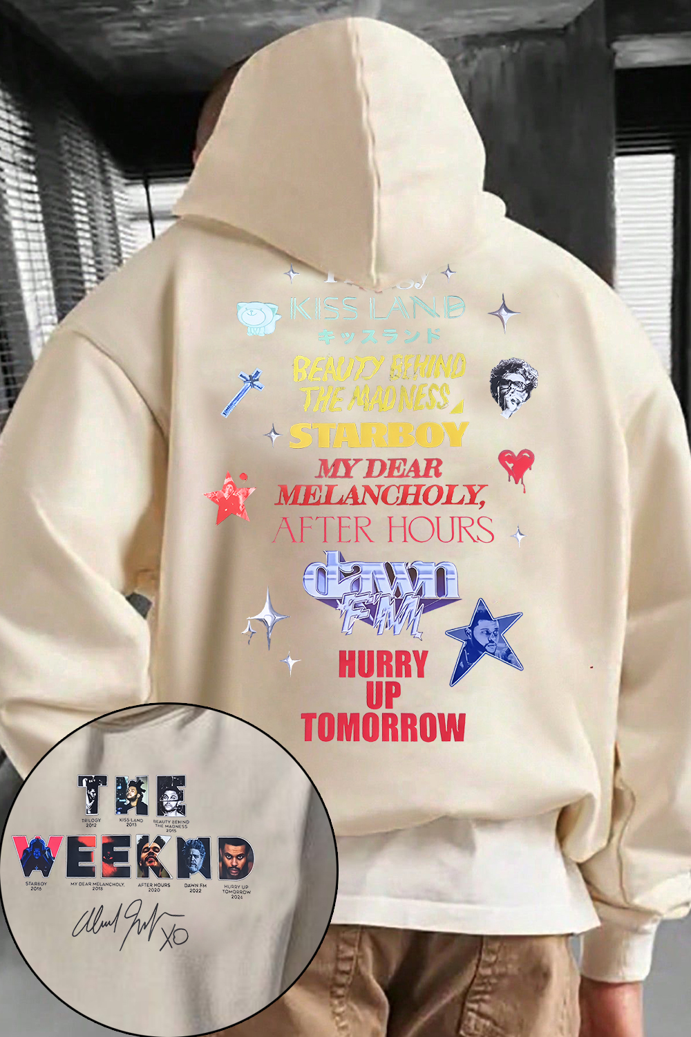 The Weeknd Album Hurry Up Tomorrow Hoodie For Men