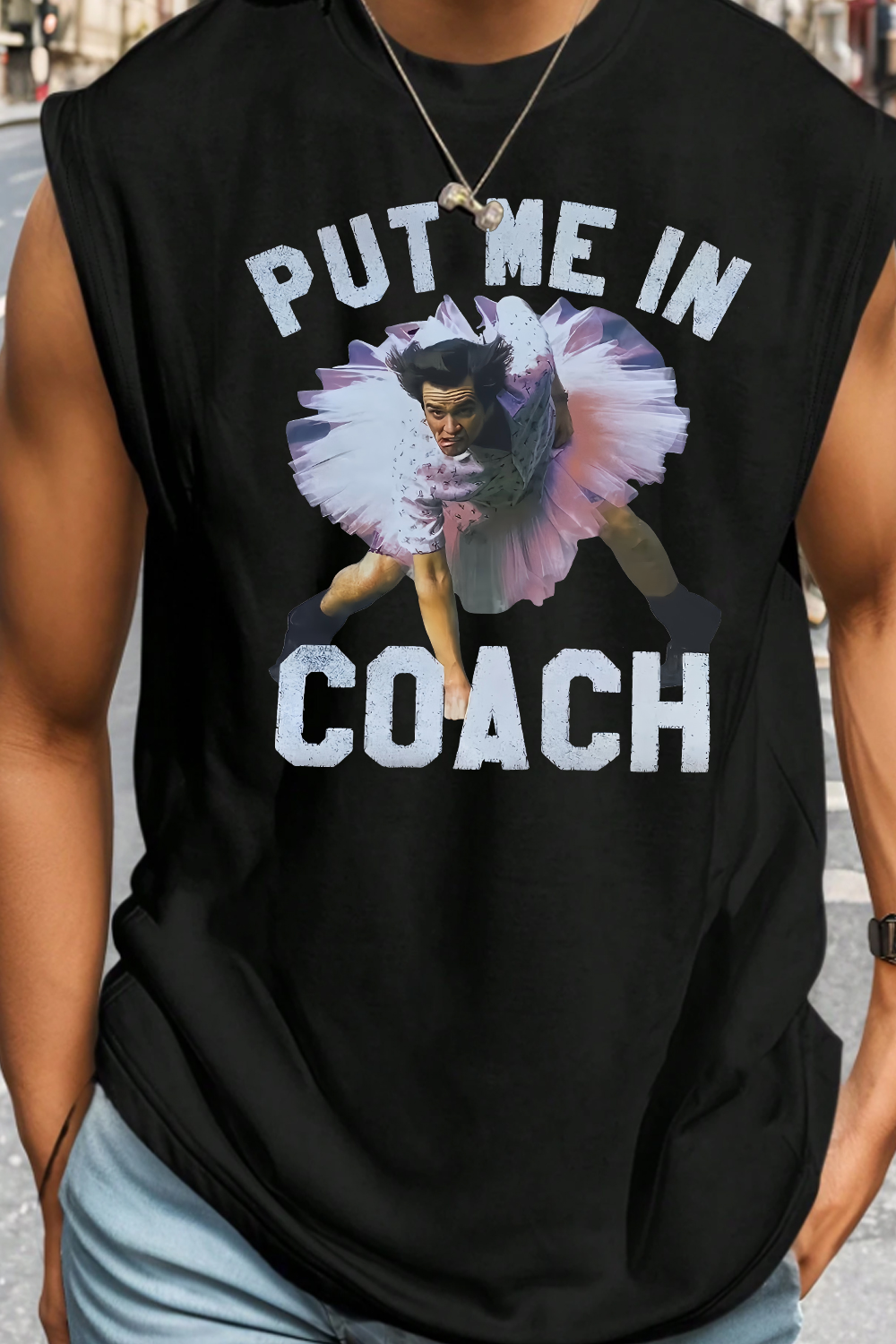 Ace Ventura Put Me In Coach Jim Carrey Funny Tank