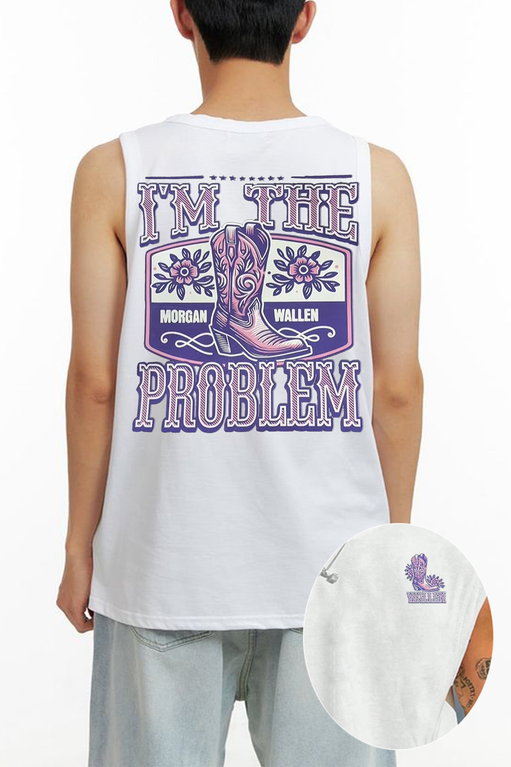 morganwallen music fans Men's vest