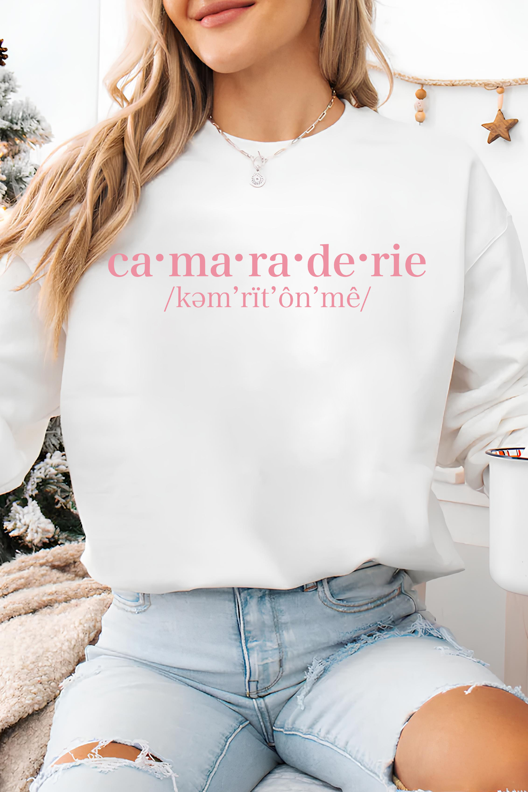 Camaraderie Fleece Sweatshirt For Women